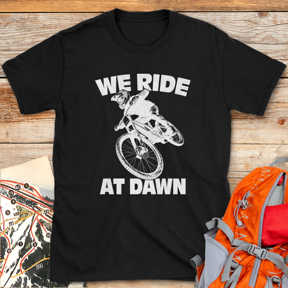 1186 We Ride At Dawn Bike White - Black