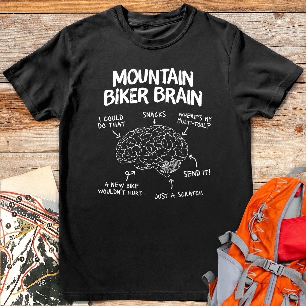 1195 Mtb Brain White - Black