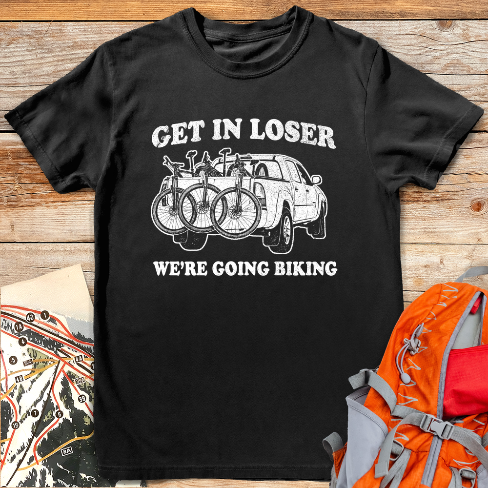 1192 Get In Loser Bike White - Black