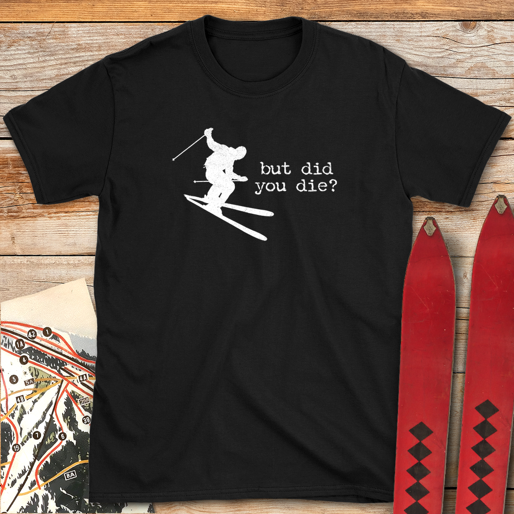 1203 Did You Die Ski White - Black