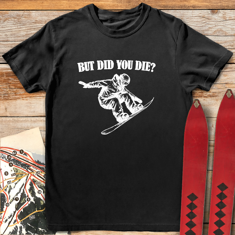 1208 Did You Die Snowboard White - Black