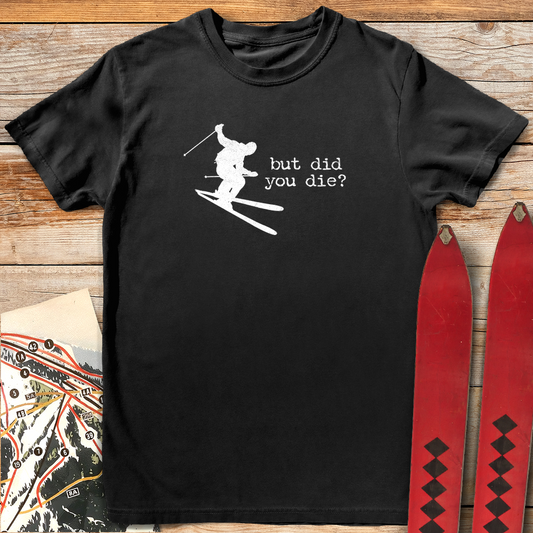 1203 Did You Die Ski White - Black