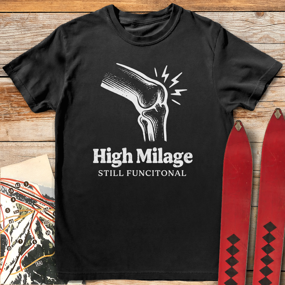 1213 High Milage Knees White - Black