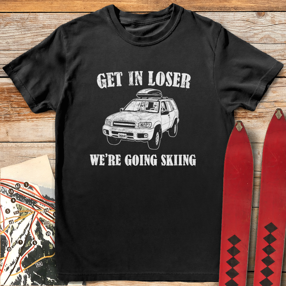 1239 Get In Loser Truck Ski White - Black