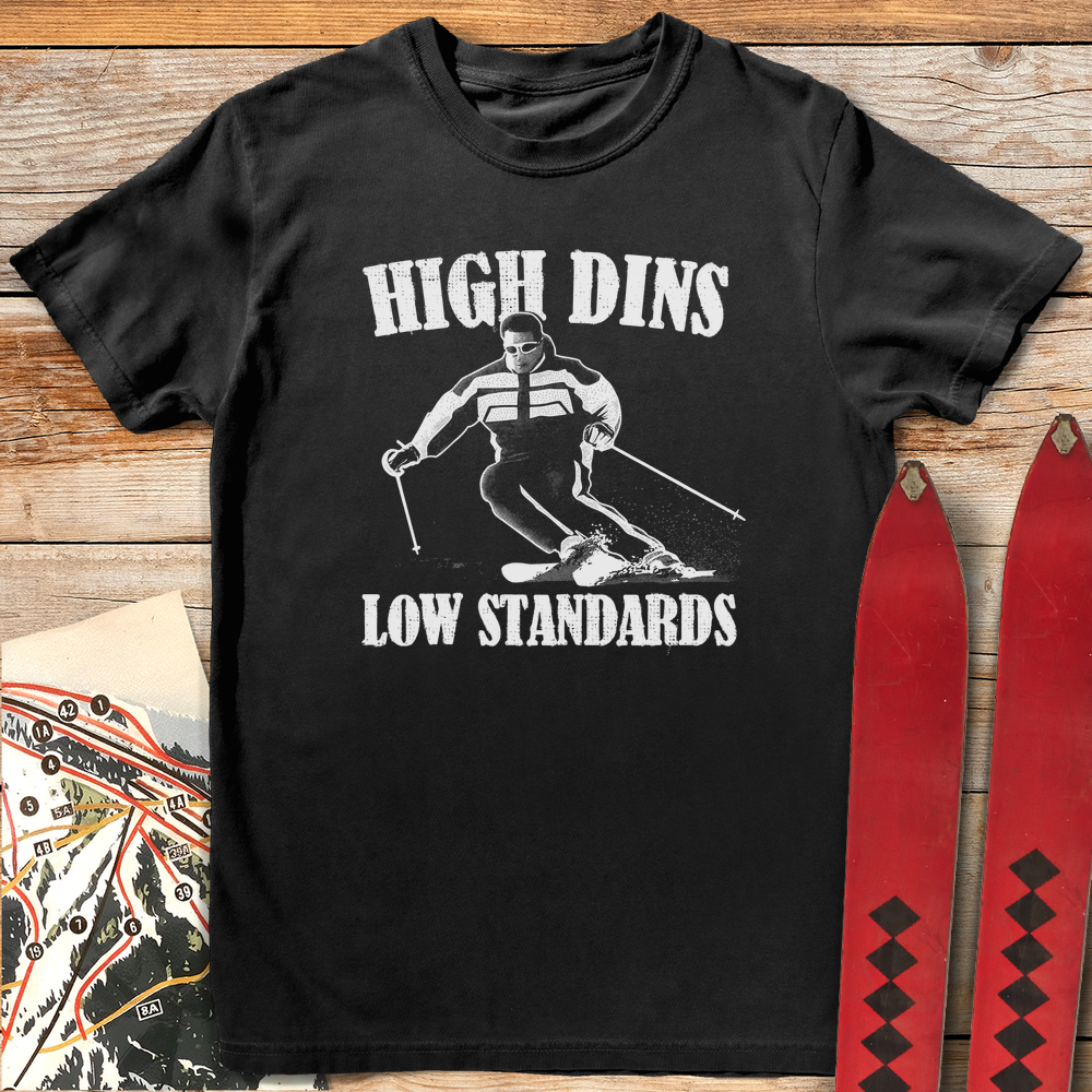 1279 High Dins Low Standards White - Black