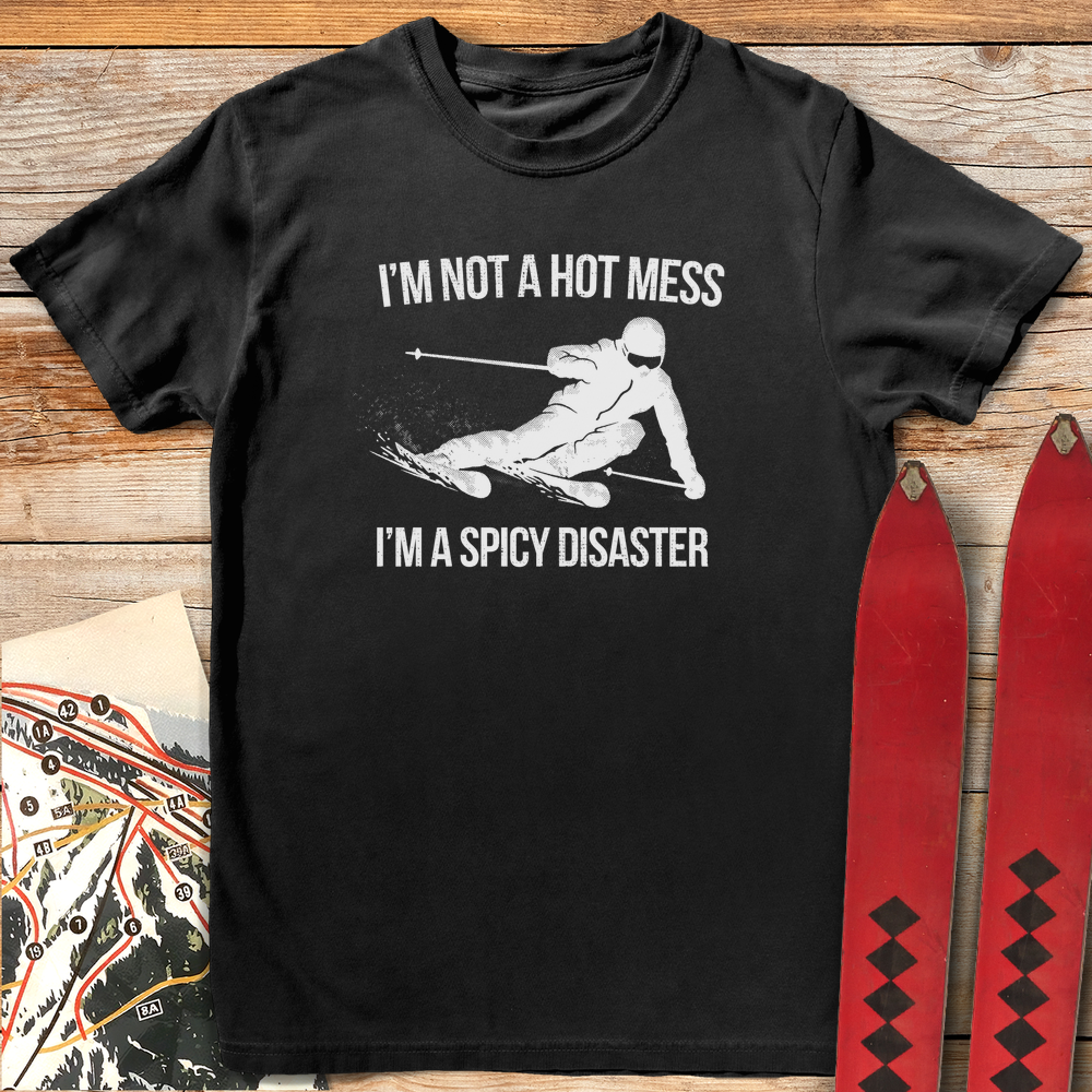 1276 Spicy Disaster Ski White - Black