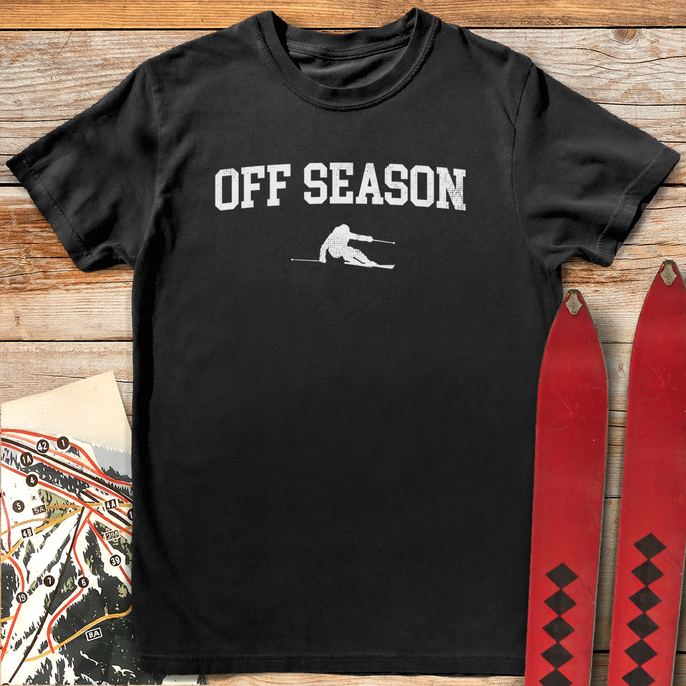 1271 Off Season Skier White - Black