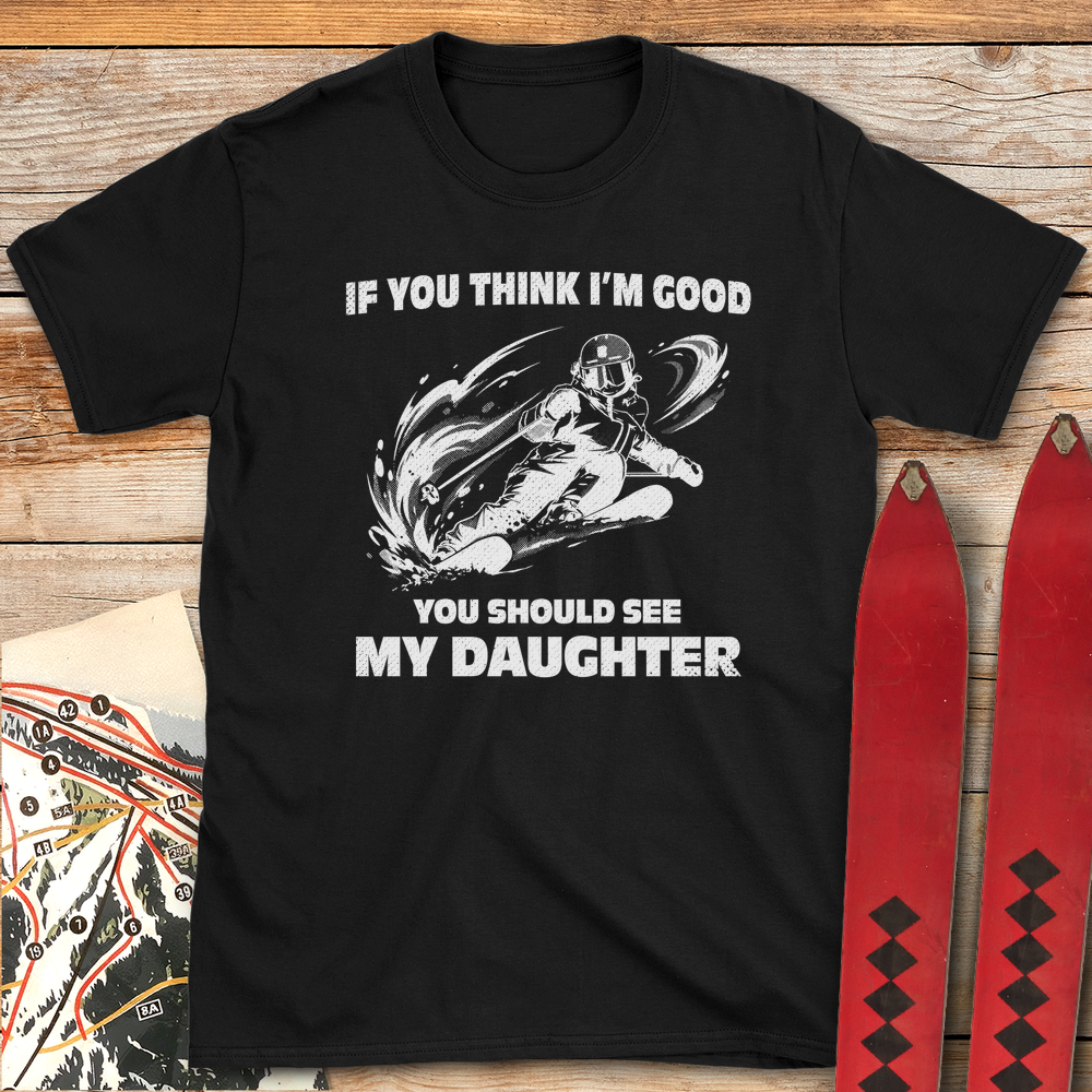 1294 See My Daughter Ski White - Black