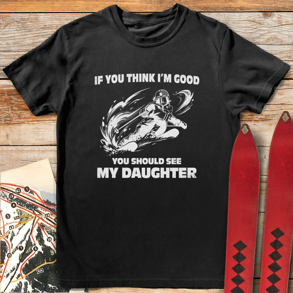 1294 See My Daughter Ski White - Black