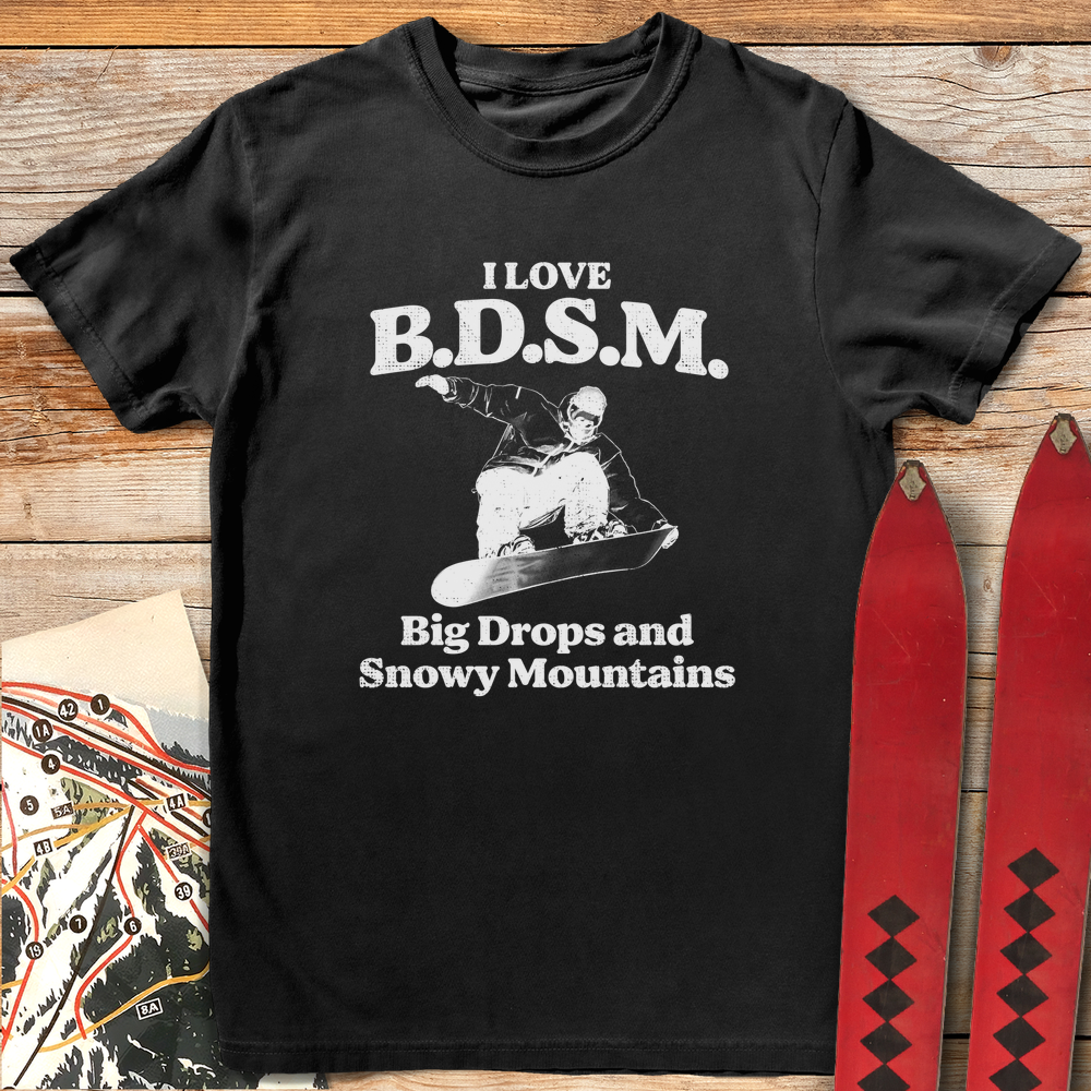 1289 Bdsm Snowboarder White - Black