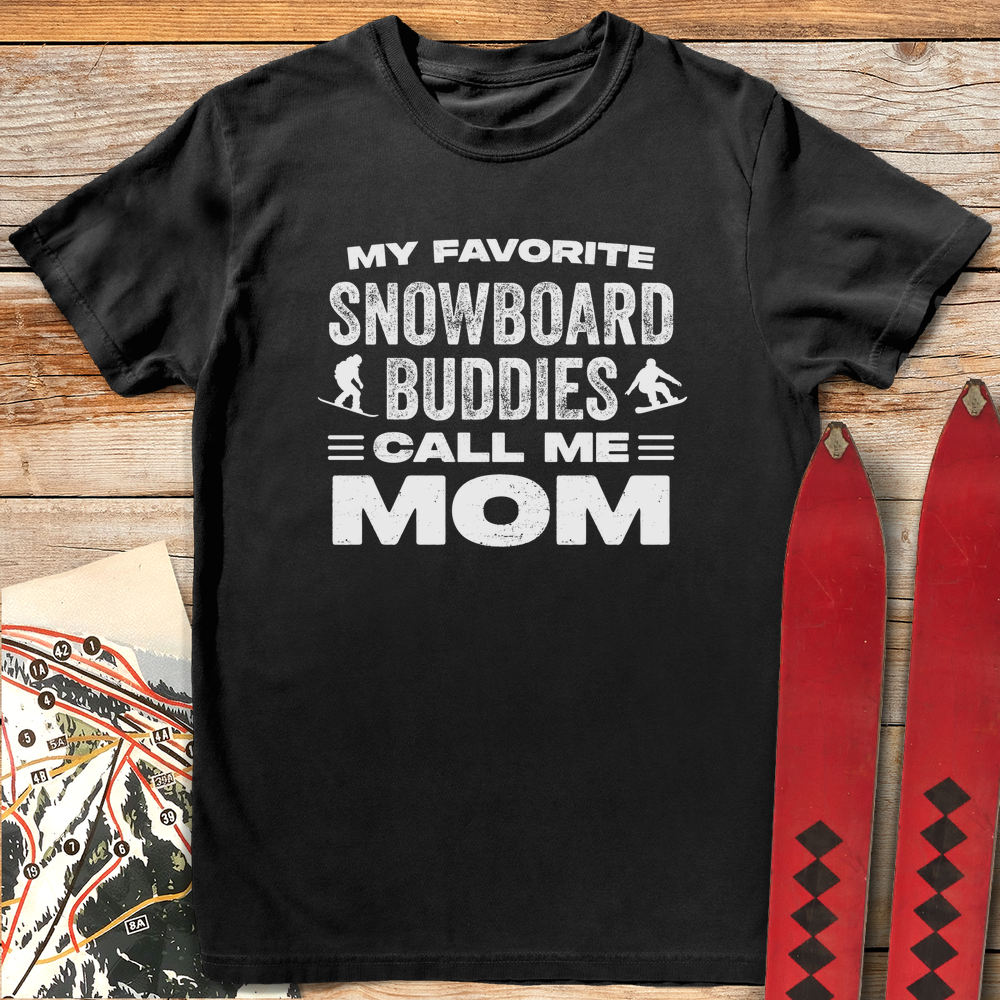 1283 Snowboard Buddy Mom White - Black