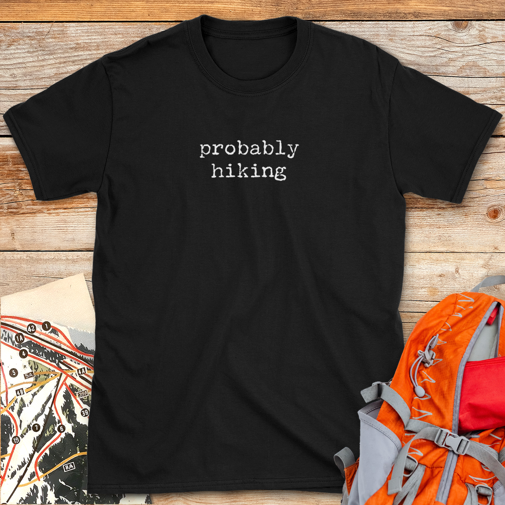 1314 Probably Hiking White - Black