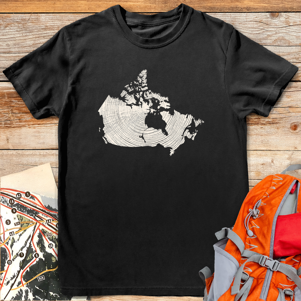 1317 Woodgrain Canada White - Black