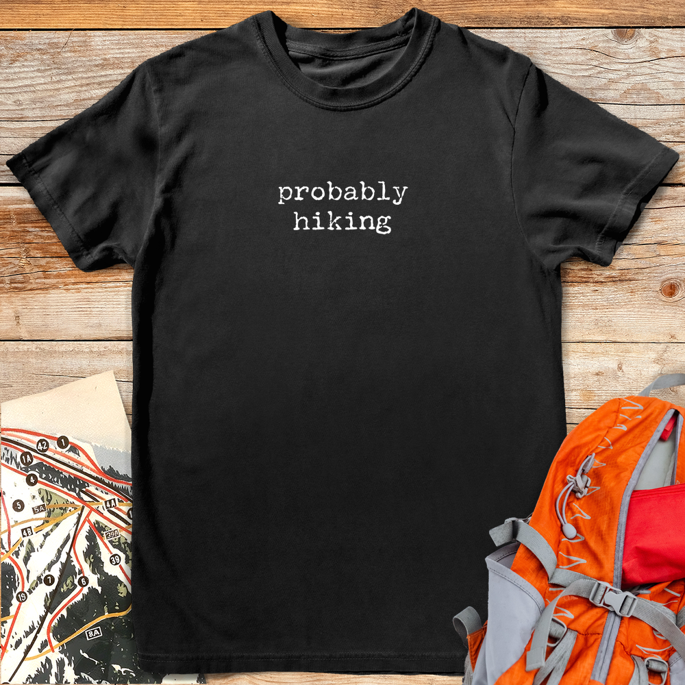 1314 Probably Hiking White - Black