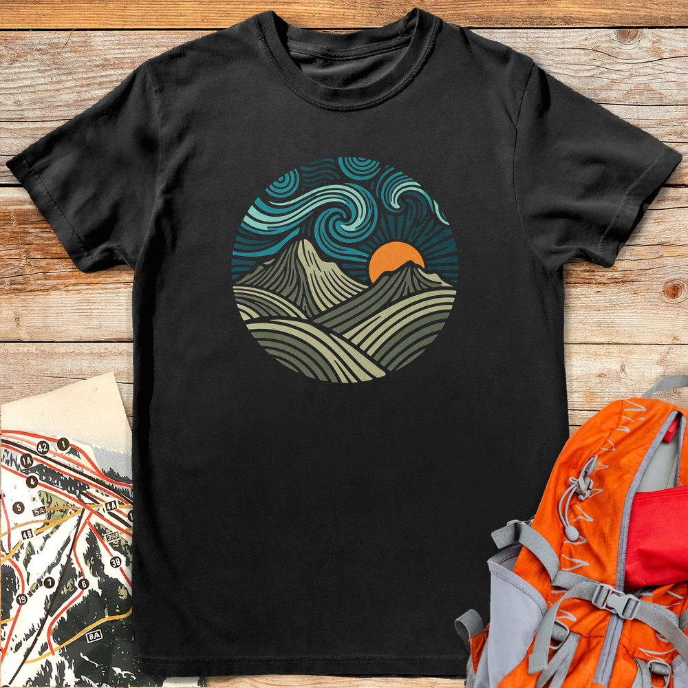 1307 Mountain Flow - Black