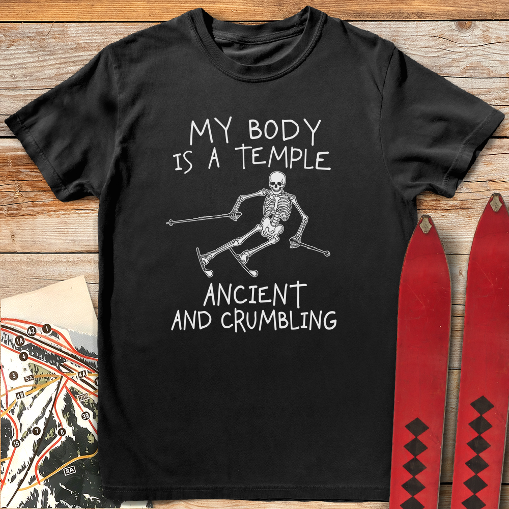 1341 Temple Body Ski White - Black