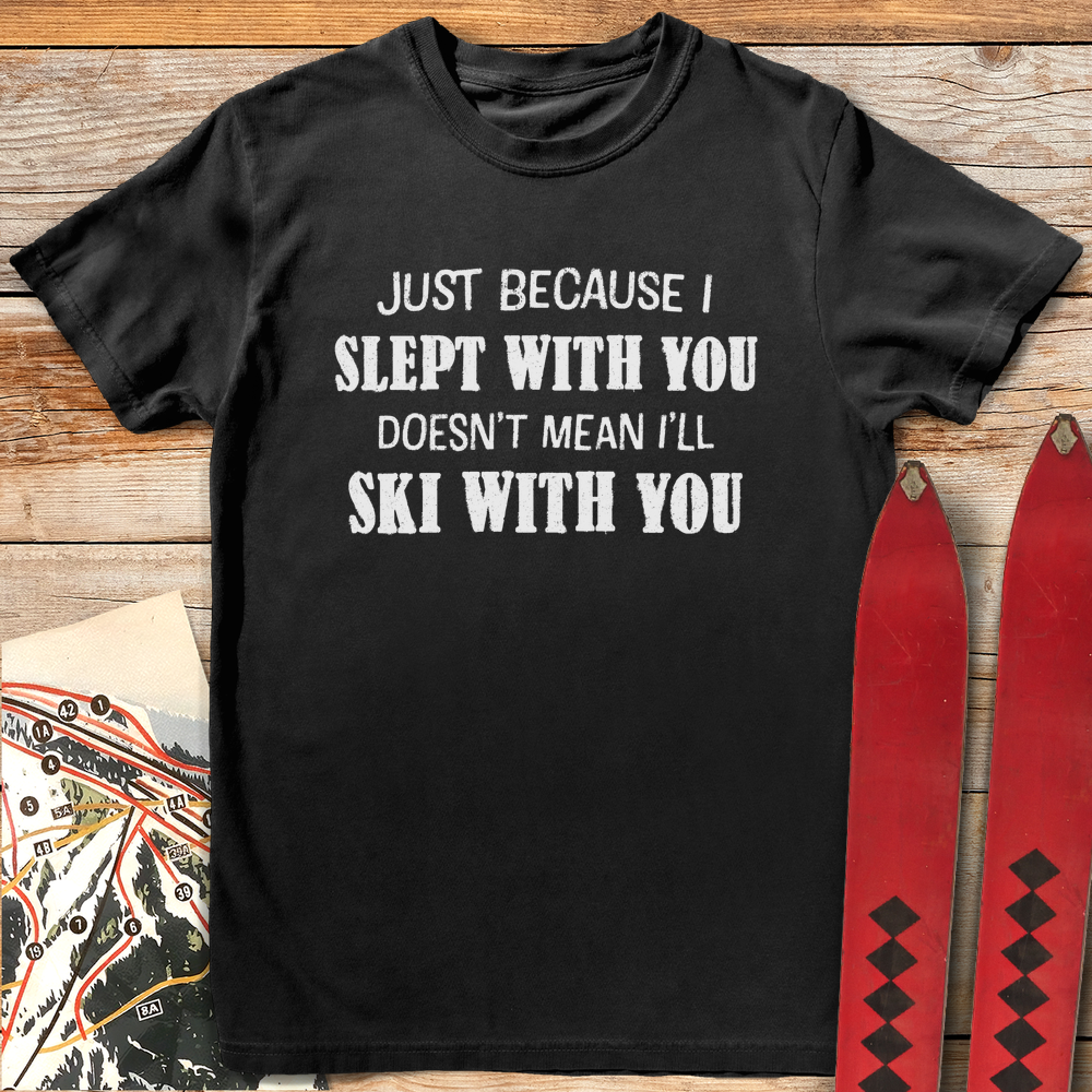 1368 All Sleep No Ski White - Black
