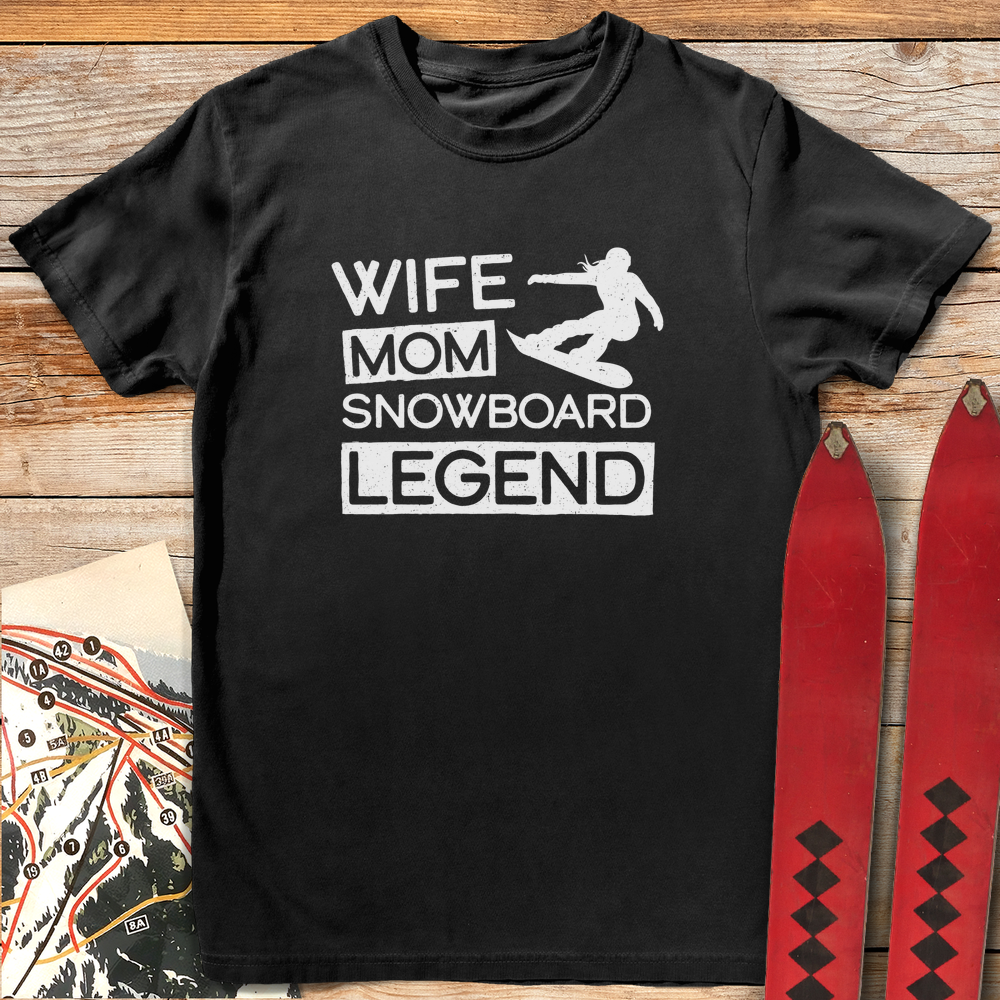 1376 Mom Snowboard Legend White - Black