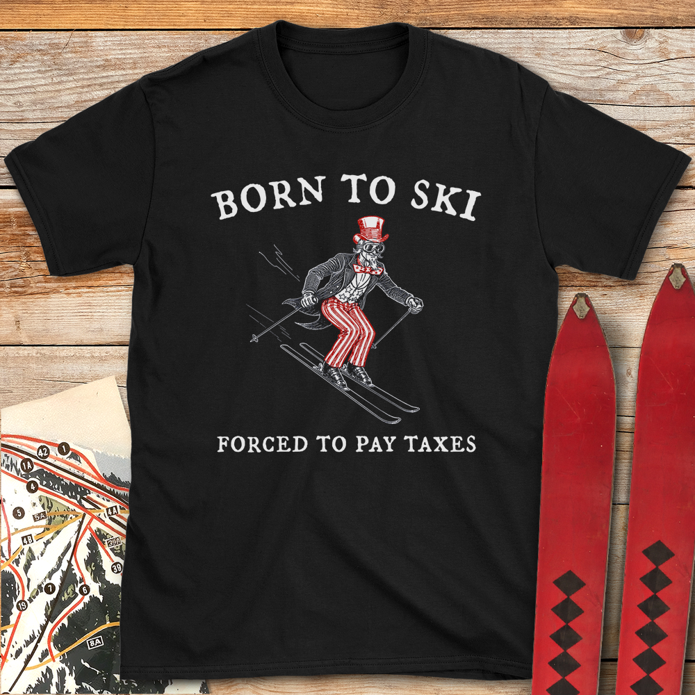1386 Ski Tax White - Black