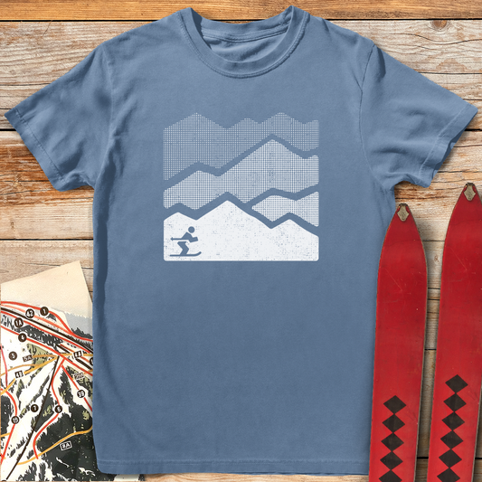 611 Tuckin Hills White - Blue Jean