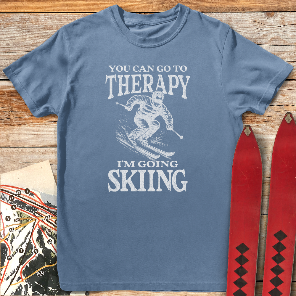 580 Go To Therapy White - Blue Jean