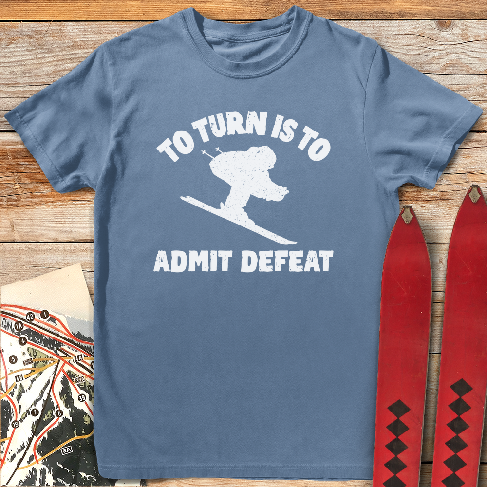 650 Turn Defeat White - Blue Jean