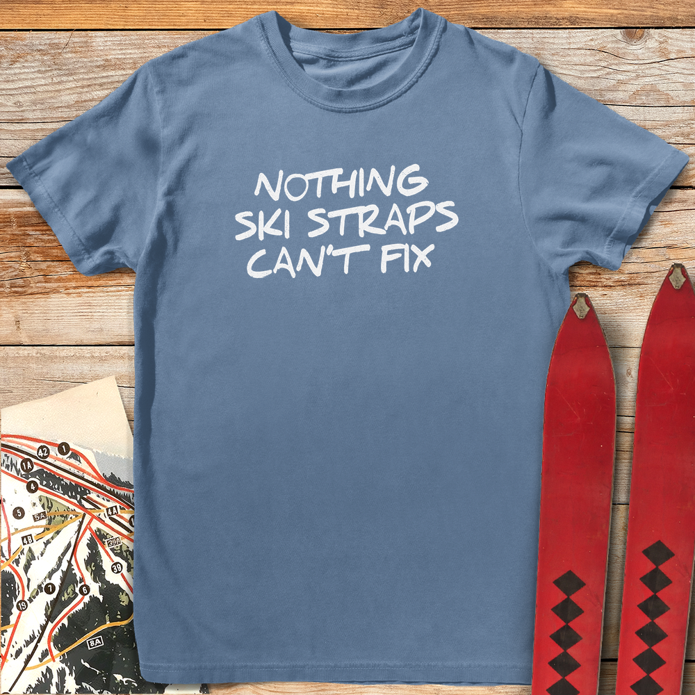 699 Ski Strap Fix White - Blue Jean