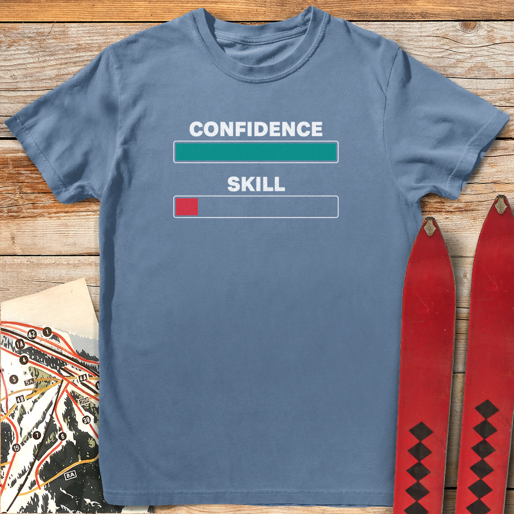 641 All Confidence White - Blue Jean