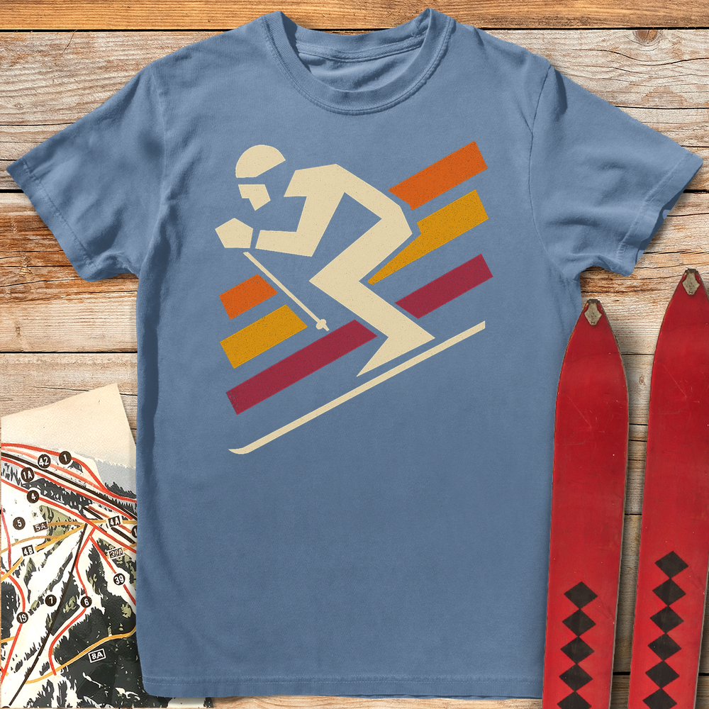 747 Angle Rider White - Blue Jean
