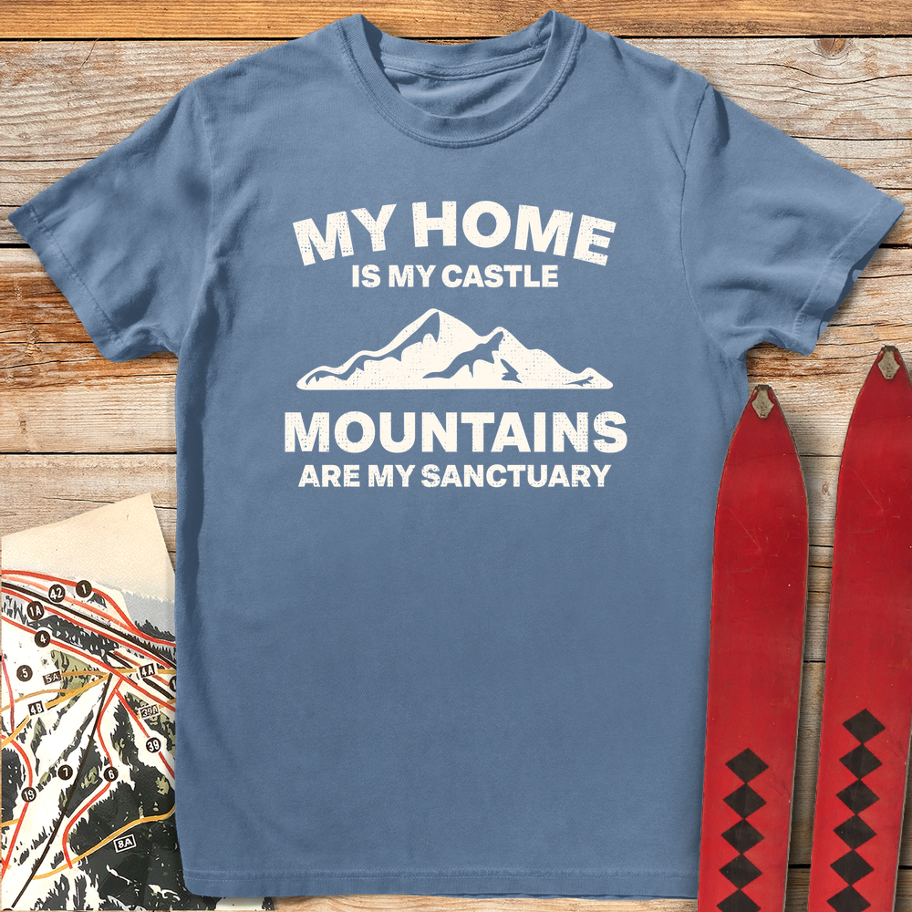 770 Mountain Sanctuary White - Blue Jean