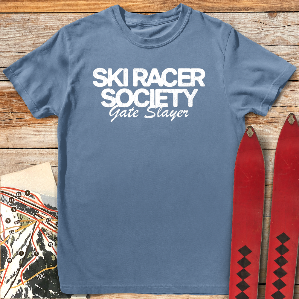 771 Ski Racer Society White - Blue Jean