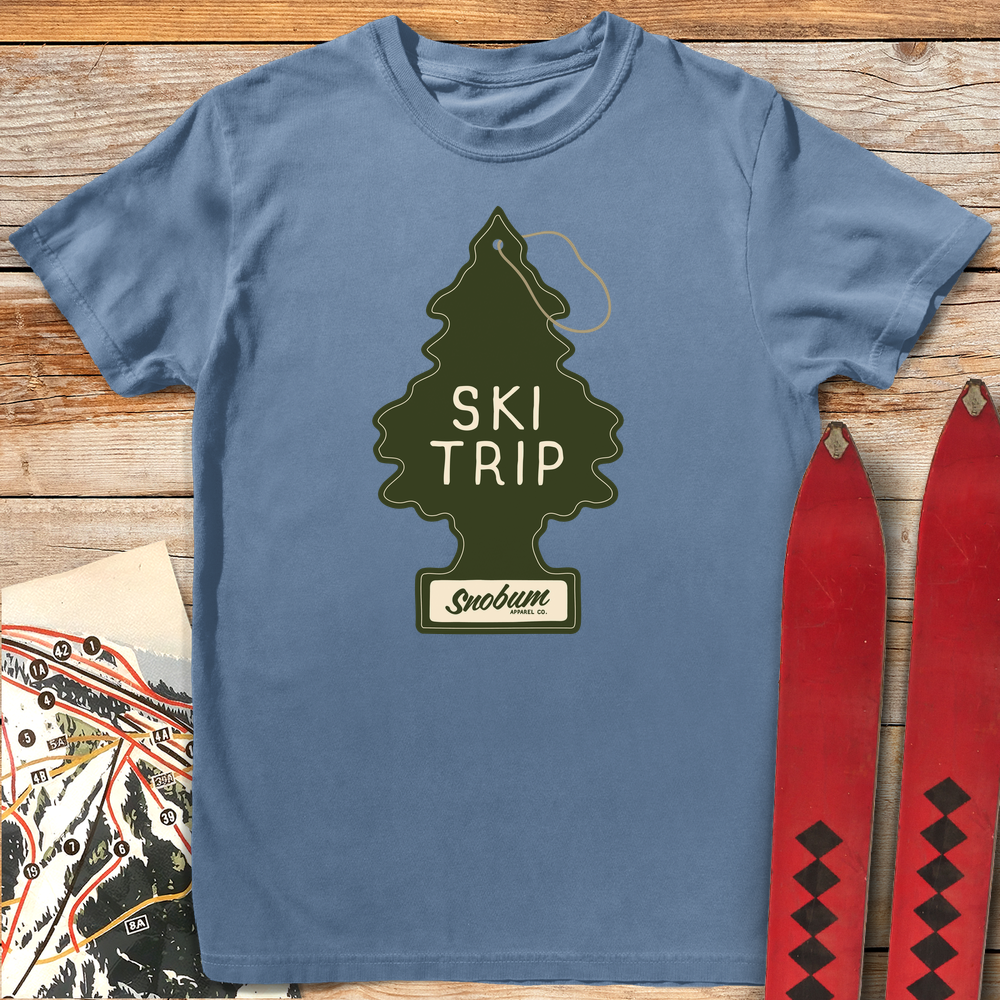 782 Ski Trip White - Blue Jean