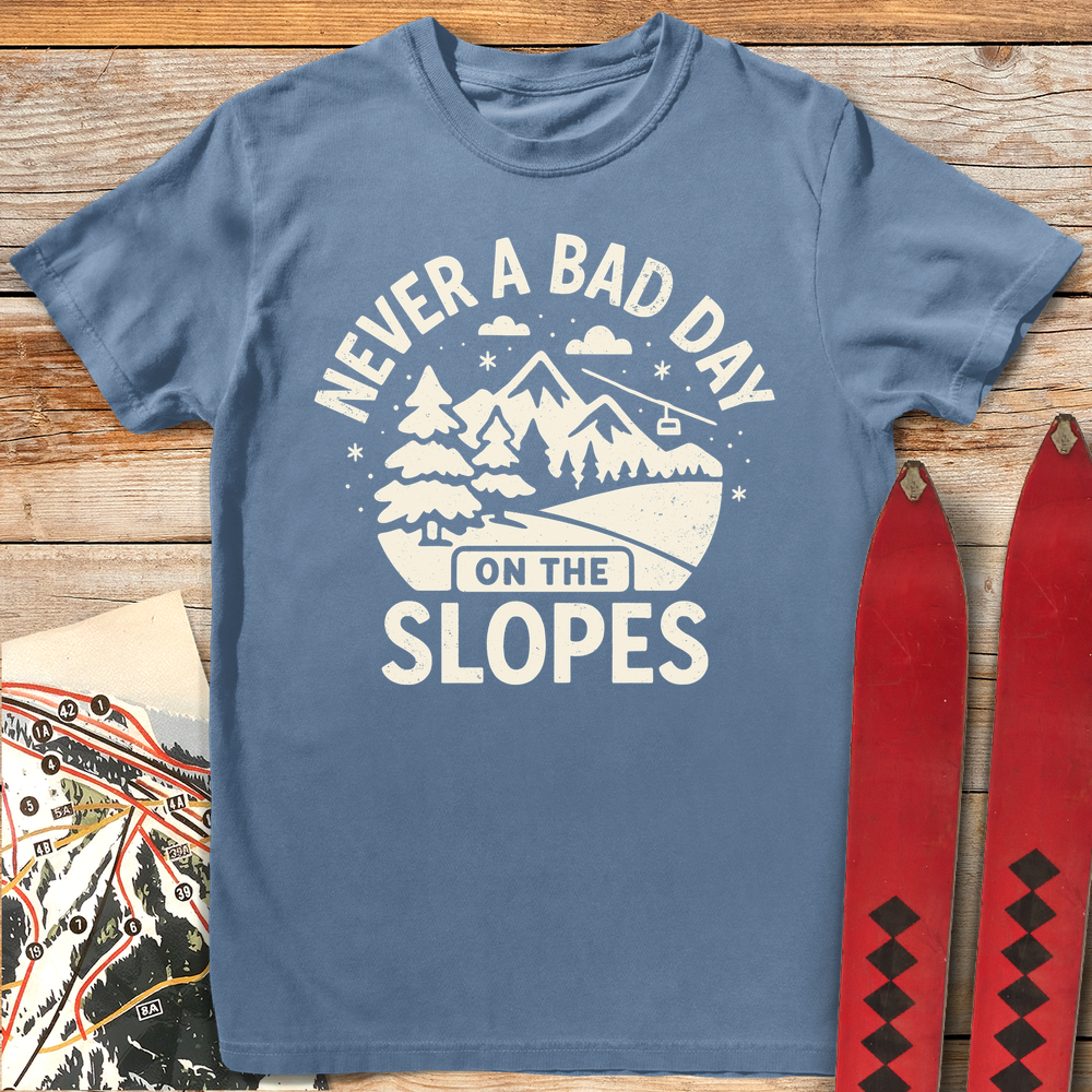 785 No Bad Days White - Blue Jean