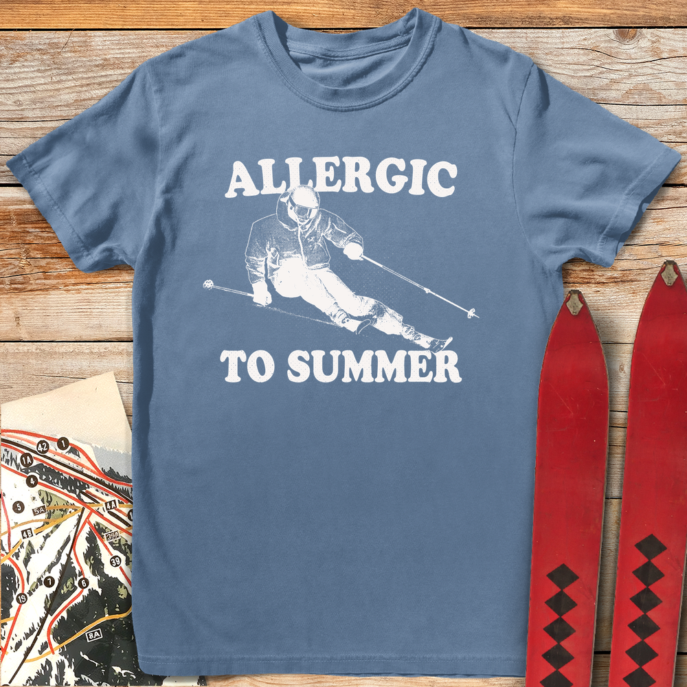 825 Allergic To Summer White - Blue Jean