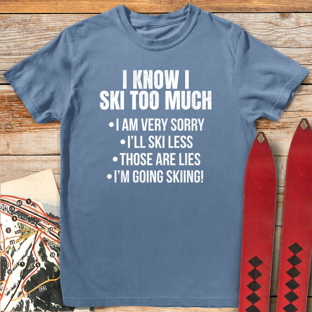 819 Ski Less White - Blue Jean