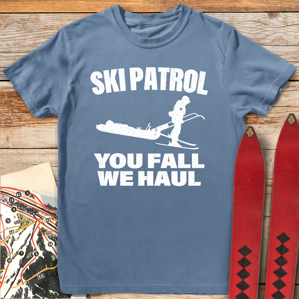 805 You Fall We Haul White - Blue Jean