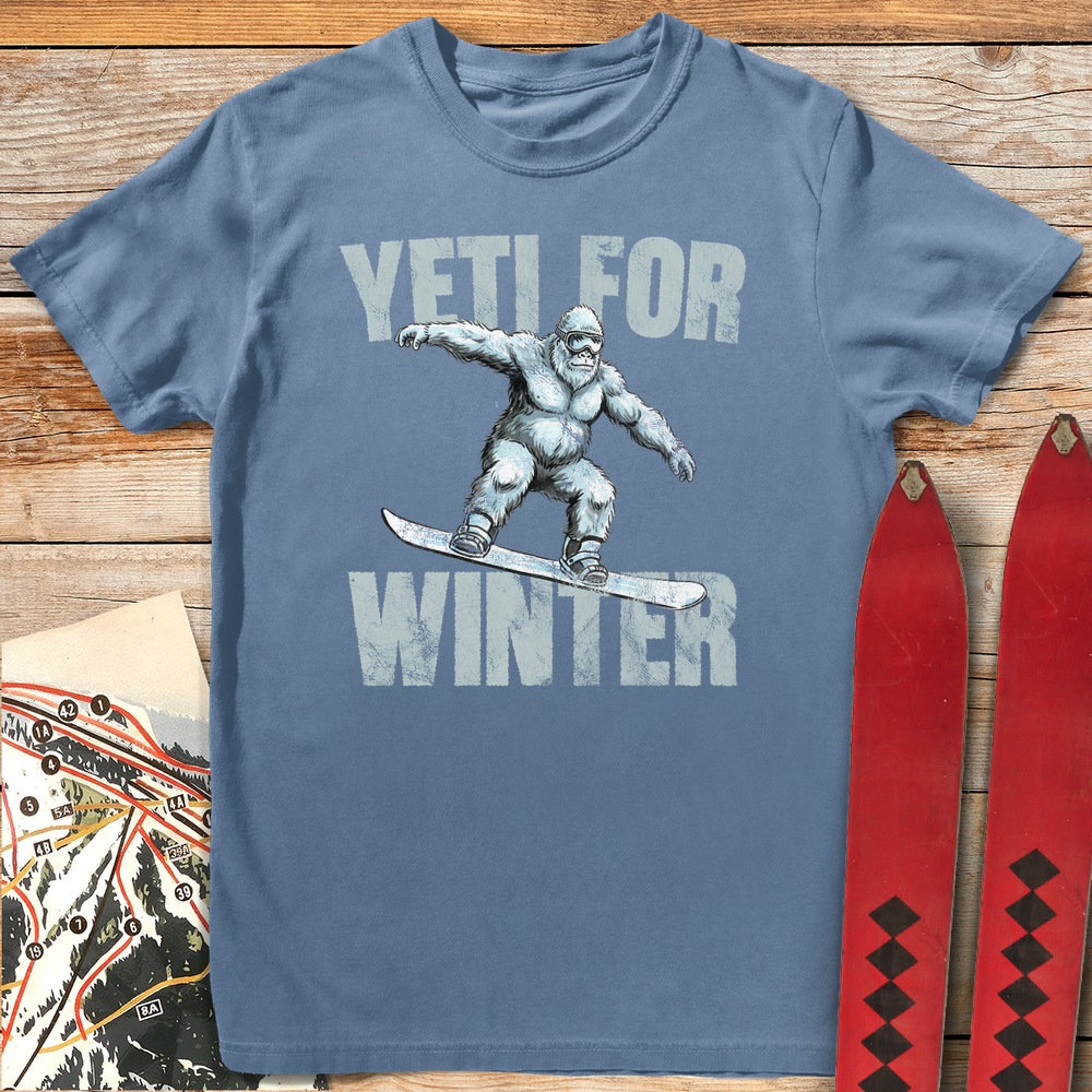 852 Yeti For Winter Board White - Blue Jean