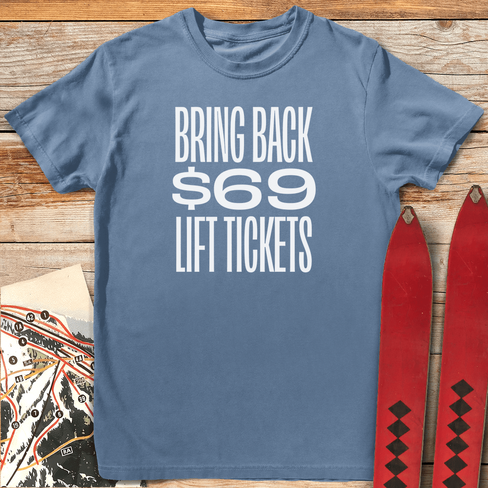 922 69 Lift Tickets White - Blue Jean