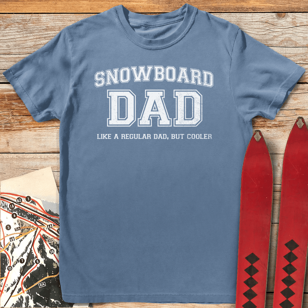 925 Real Snowboard Dad White - Blue Jean