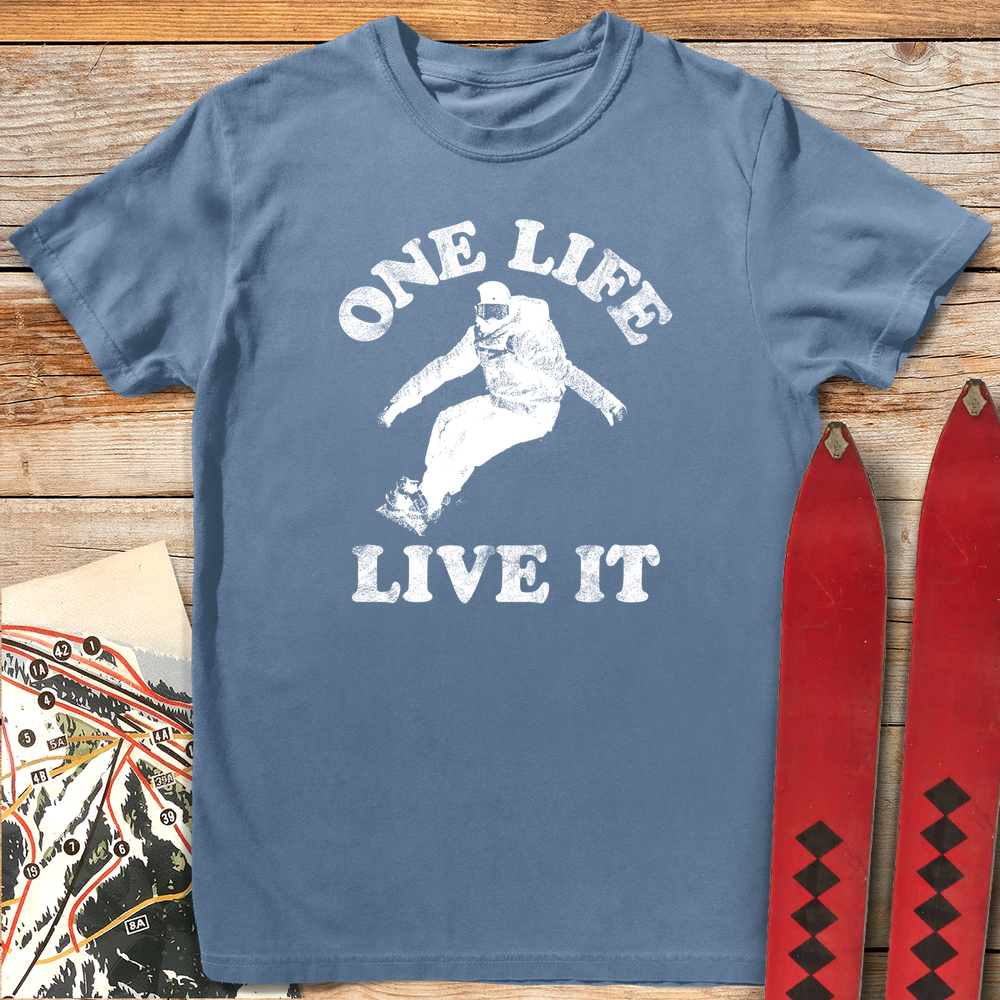 903 One Life Snowboard White - Blue Jean