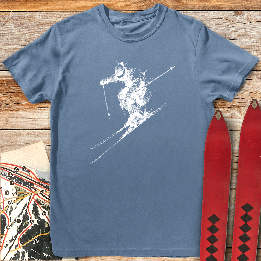 958 Rough Rider White - Blue Jean