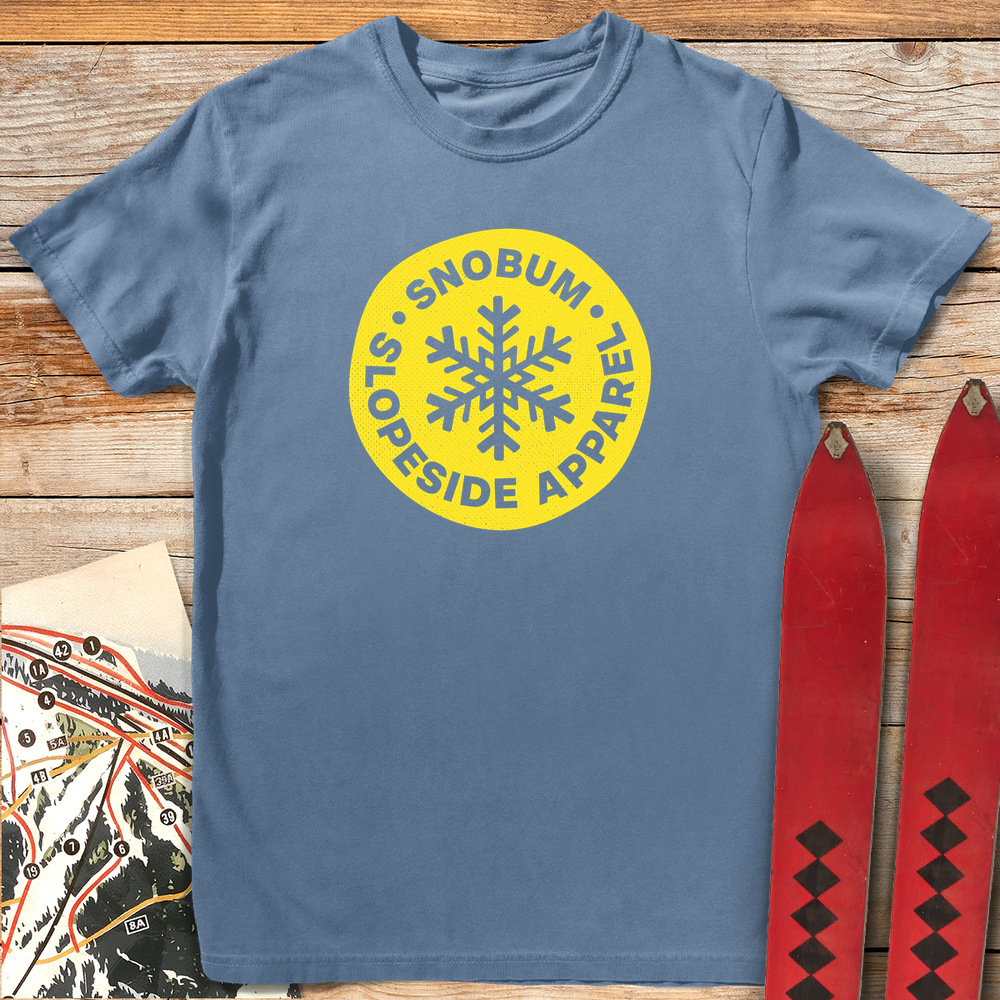 953 Slopeside Snowflake White - Blue Jean