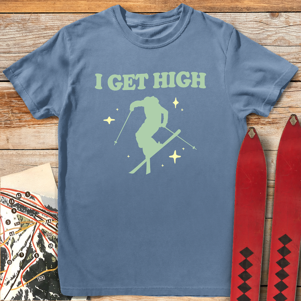 954 I Get High White - Blue Jean