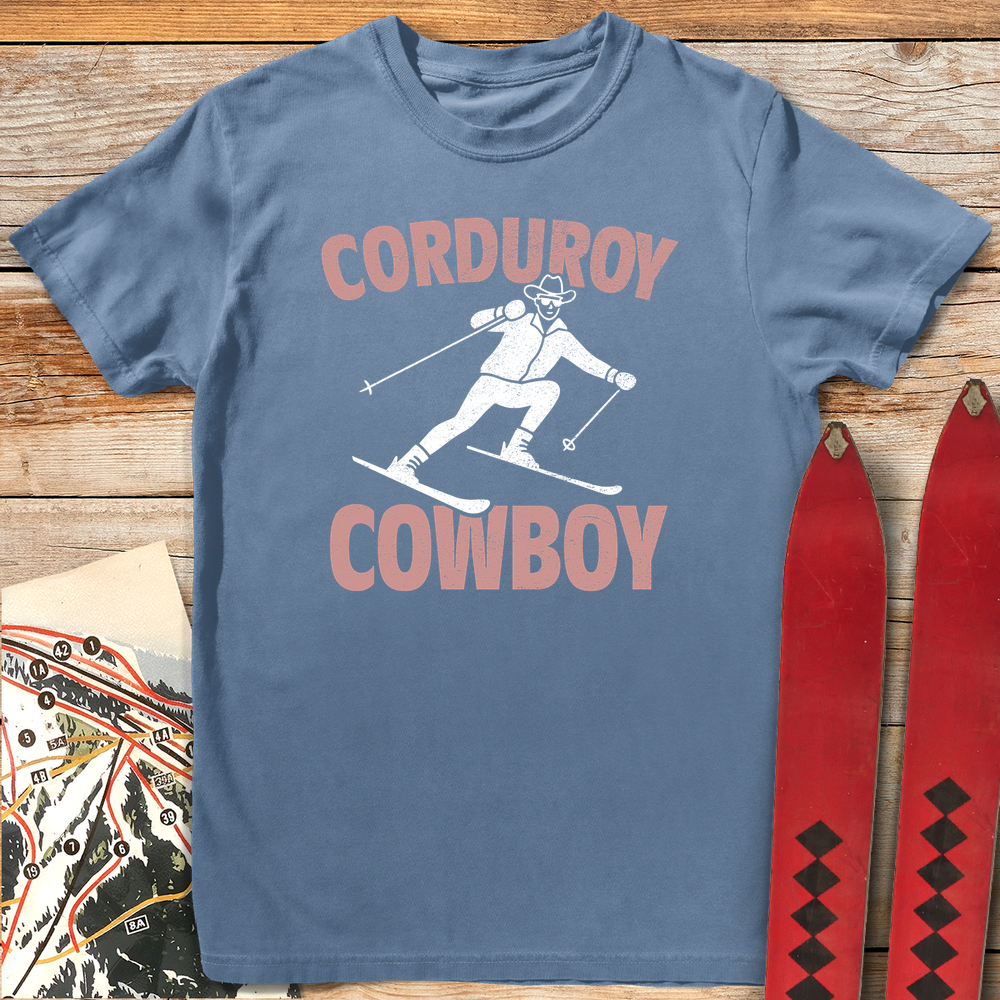 957 Corduroy Cowboy White - Blue Jean