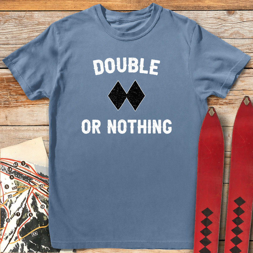 942 Double Or Nothing White - Blue Jean
