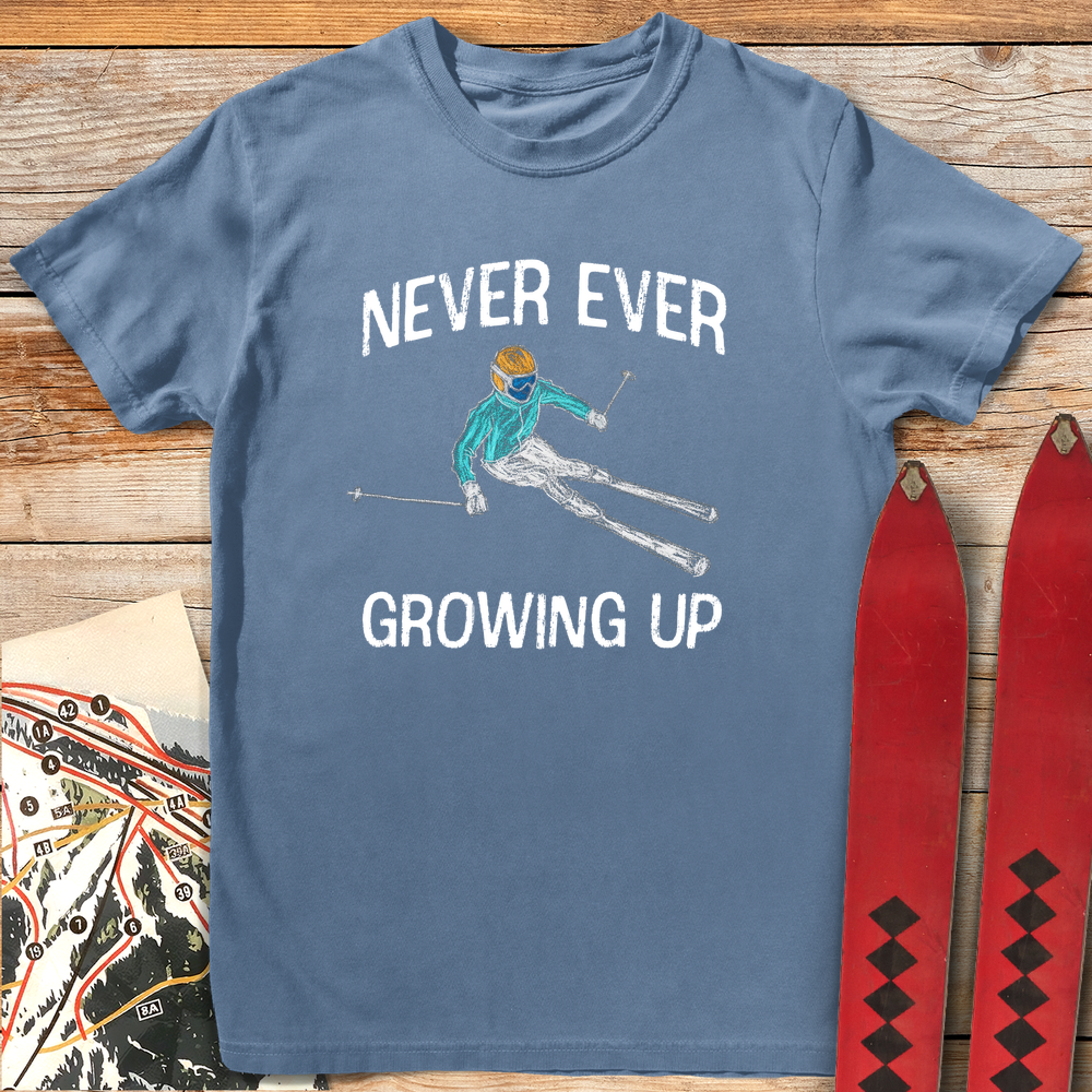 1022 Never Growing Up Ski White - Blue Jean