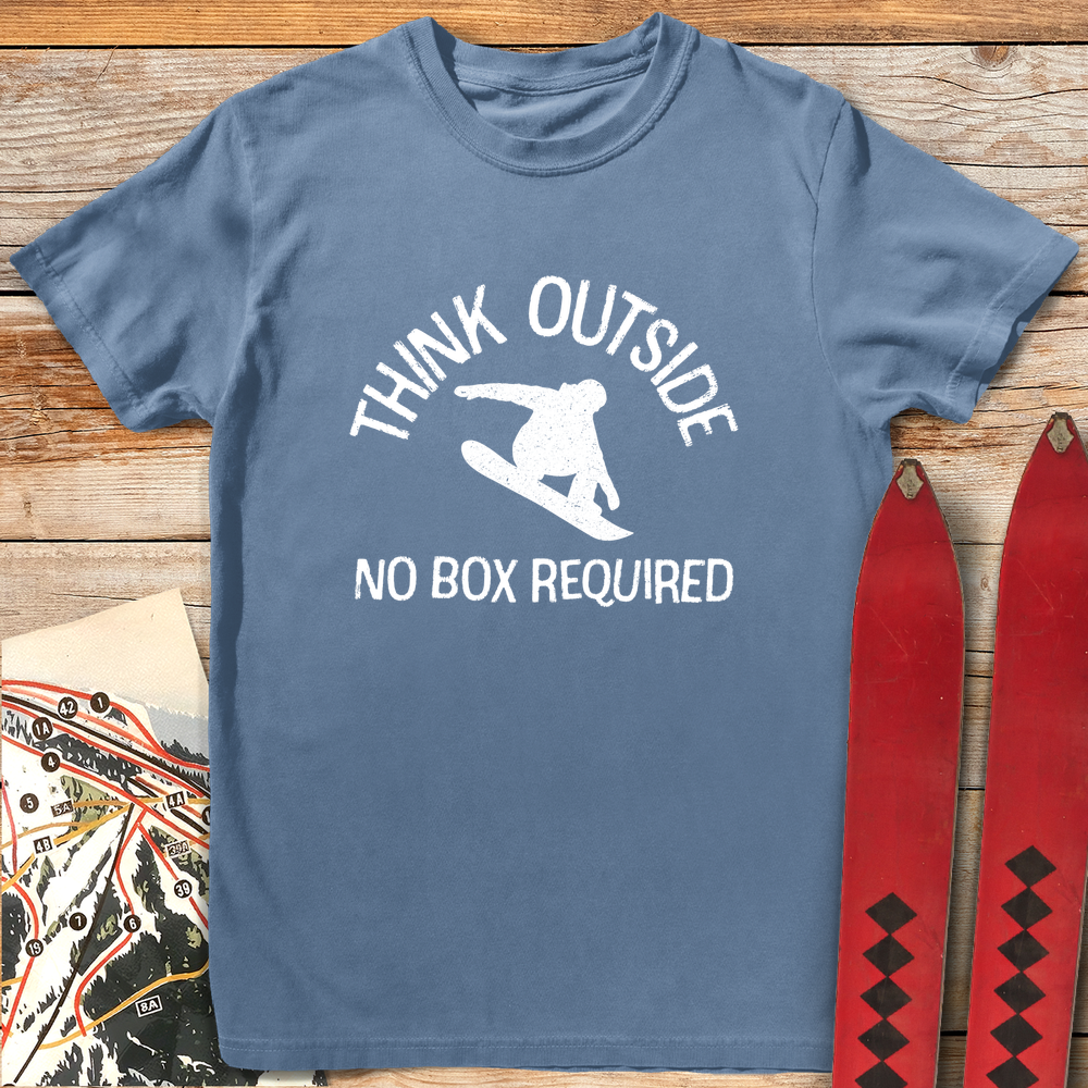 1021 Think Outside Snowboard White - Blue Jean