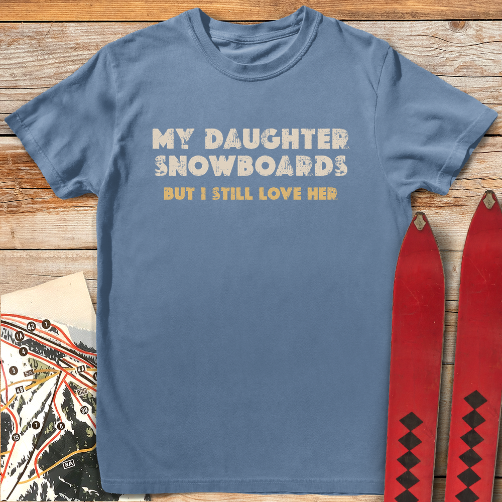 1005 Still Love Daughter White - Blue Jean