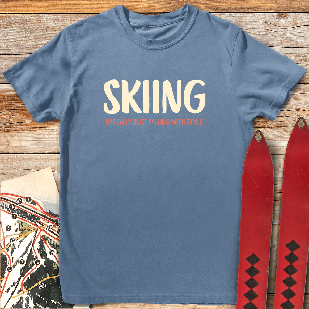 1008 Falling With Style White - Blue Jean