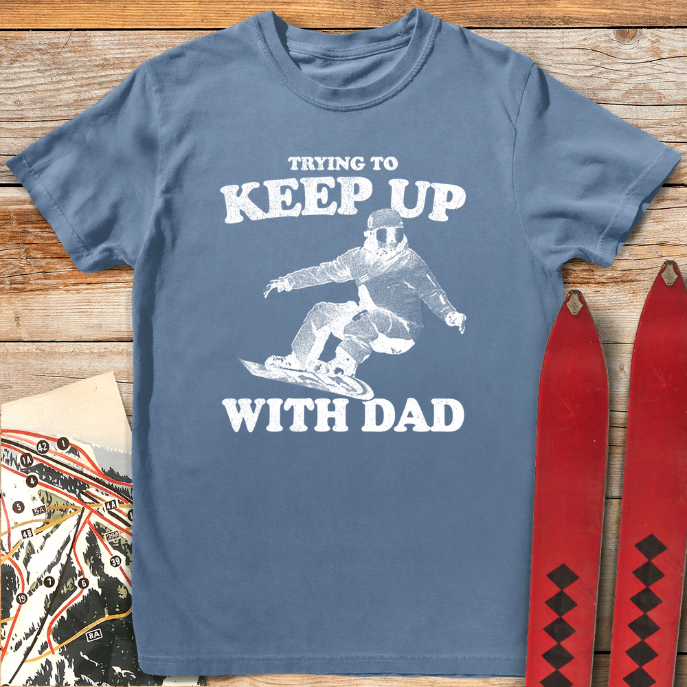 998 Keep Up Snowboard Dad White - Blue Jean